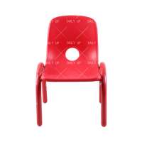 Kids School Chair Plastic Board Metal Frame Ergonomic Chair For Children Kindergarten Classroom Furniture