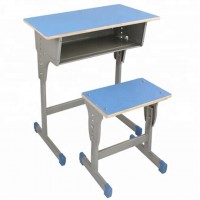 Wooden Cheap Height Adjustable Classroom Desk And Chair college student Cheap desk and chair