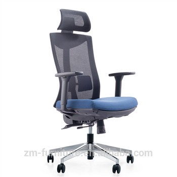 High Back Office Mesh Chair with leg rest